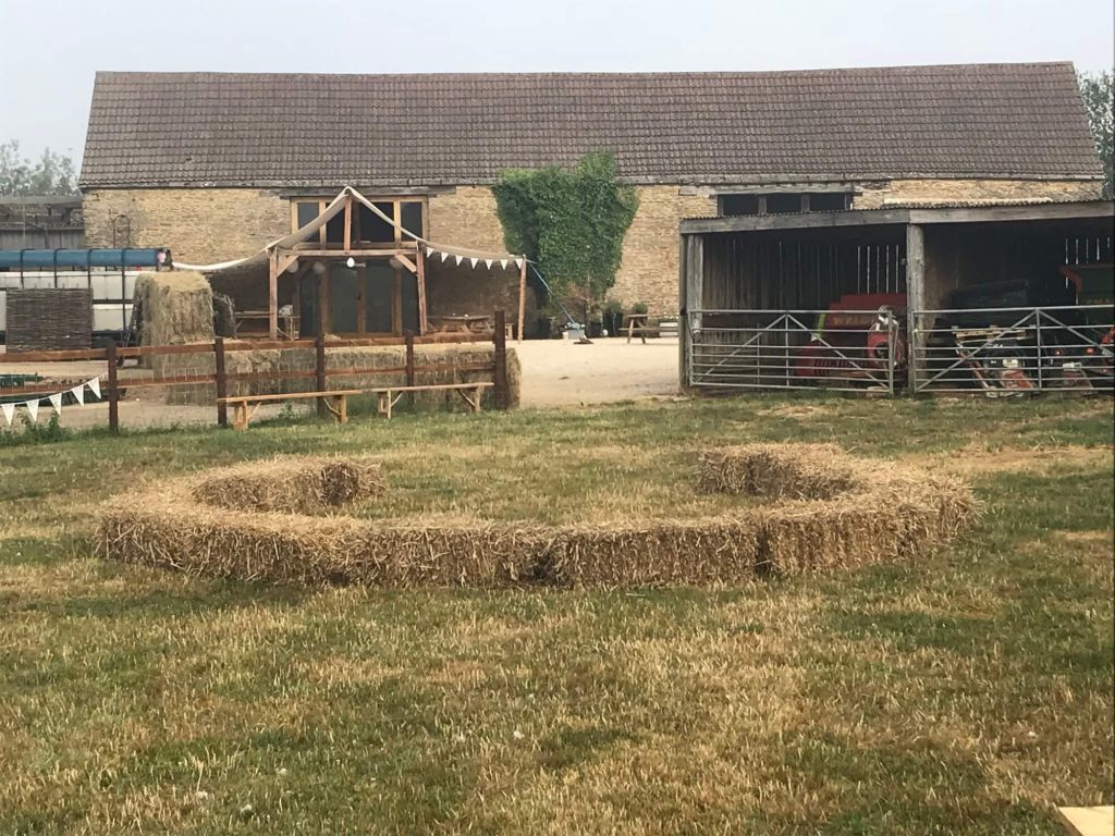 Hay Bale Seating